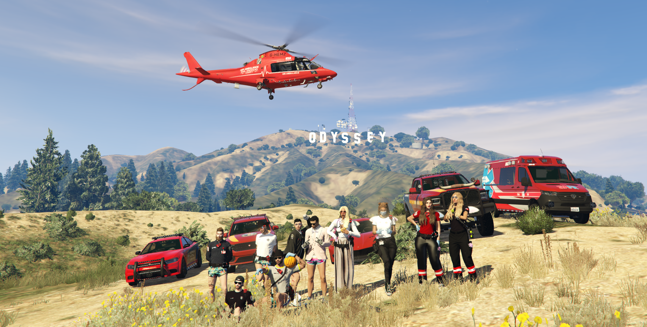 EMS treatment scene